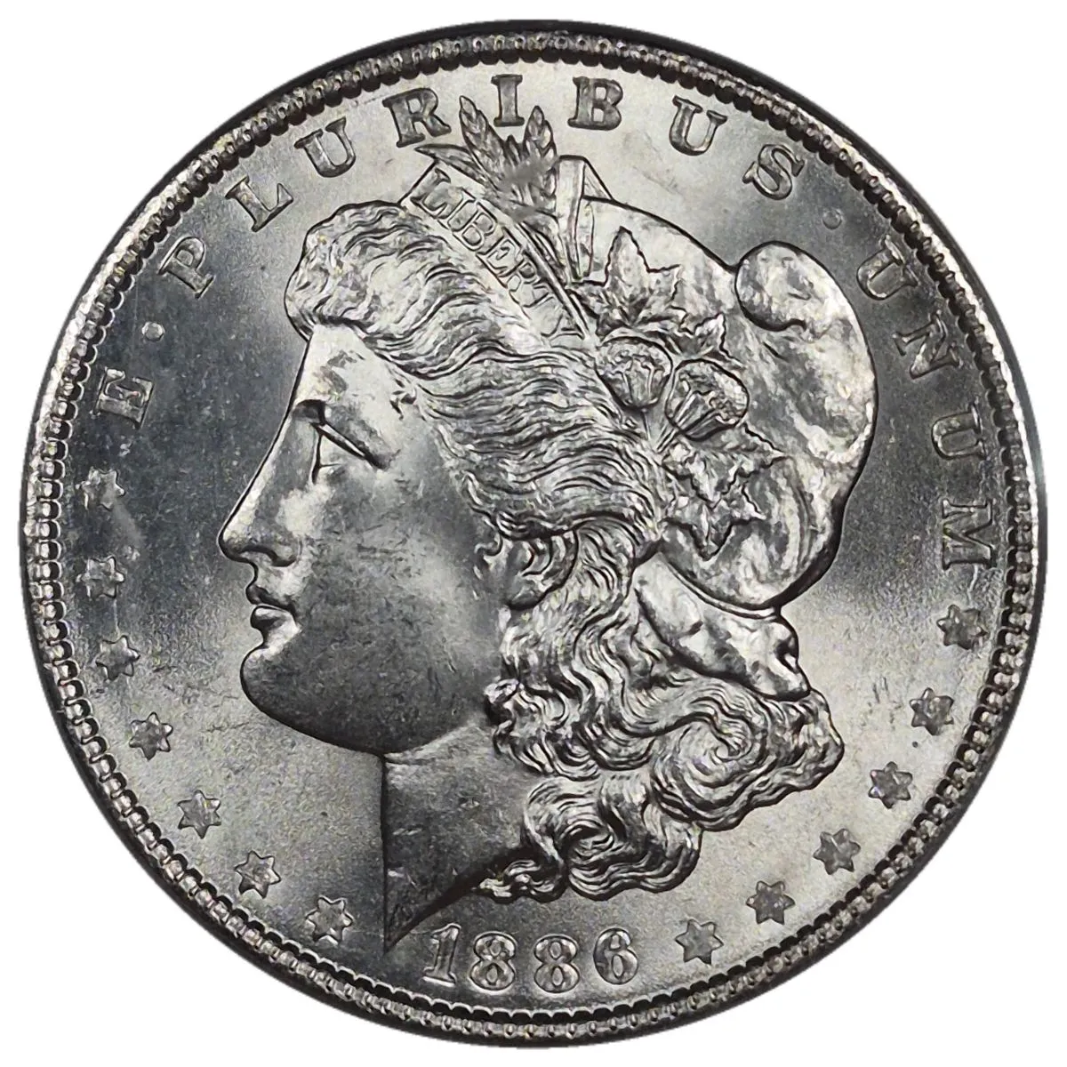 1886-$1-Morgan-Dollar-#45---TPG-17-Of-40